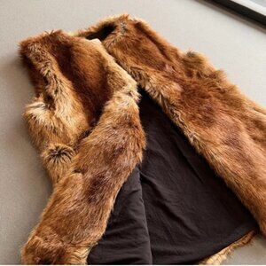 Zara Trafaluc Faux Fur Vest